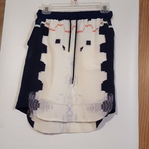 ICB New York silk skirt with draw string waist